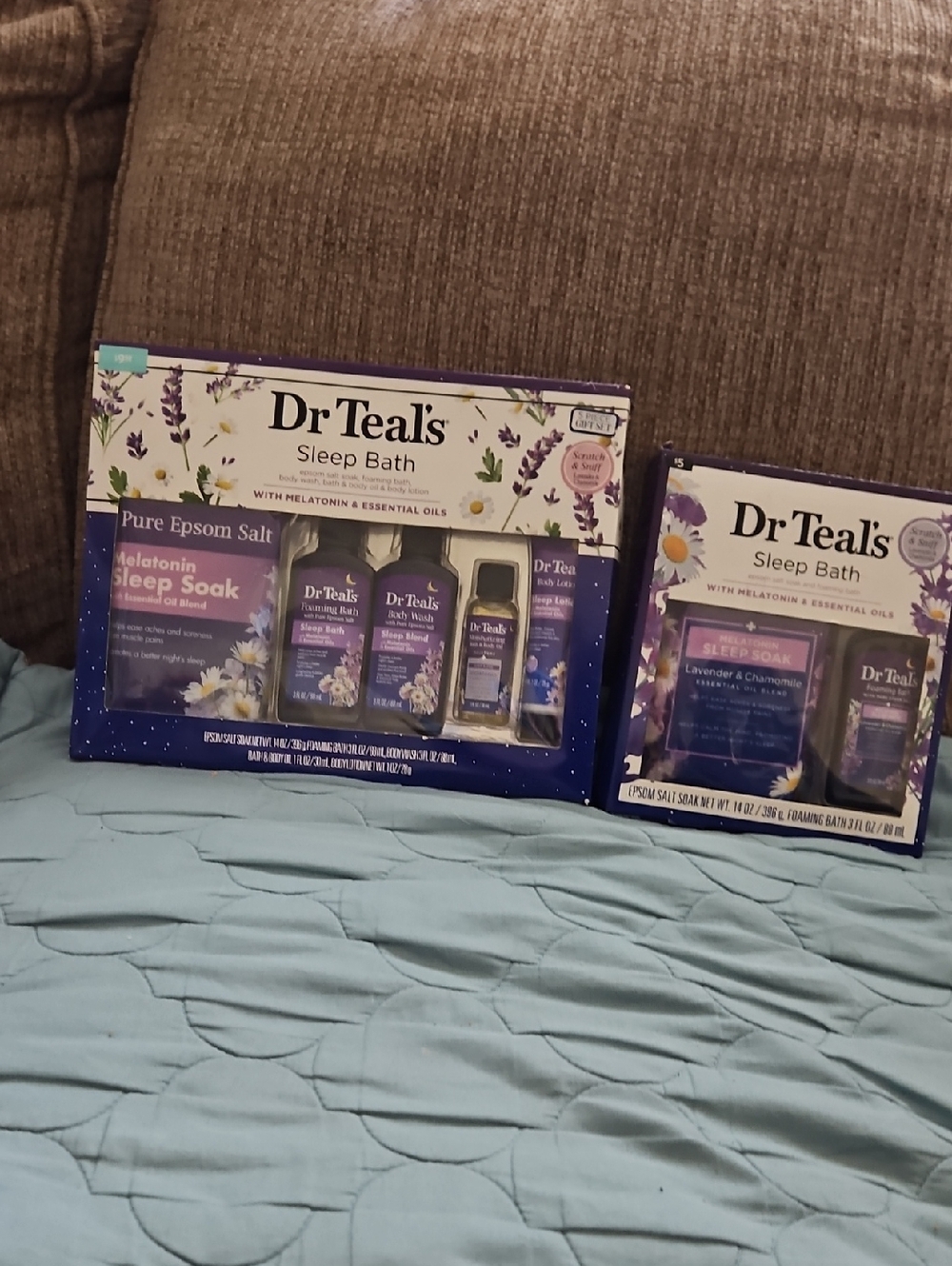 Dr Teal's Sleep Bath Lavender Sleep Soak Gift Set - Purple